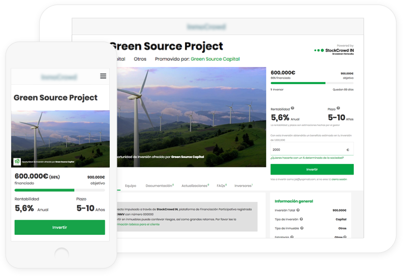 Crea tu propio portal de inversiones alternativas on-line